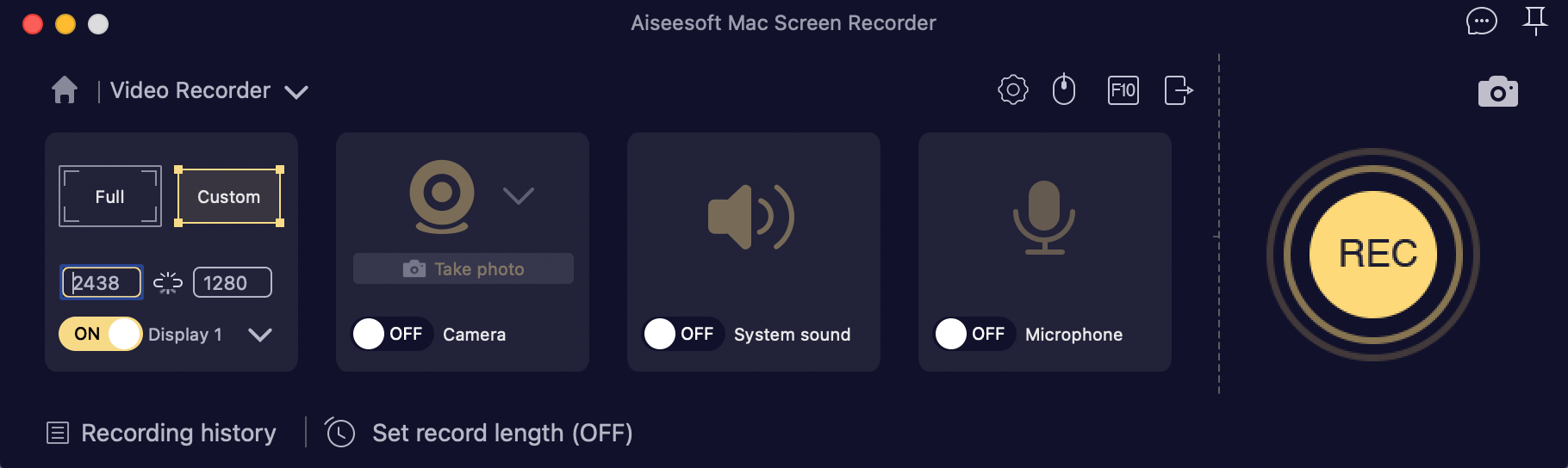 Aiseesoft Screen Recorder Mac review